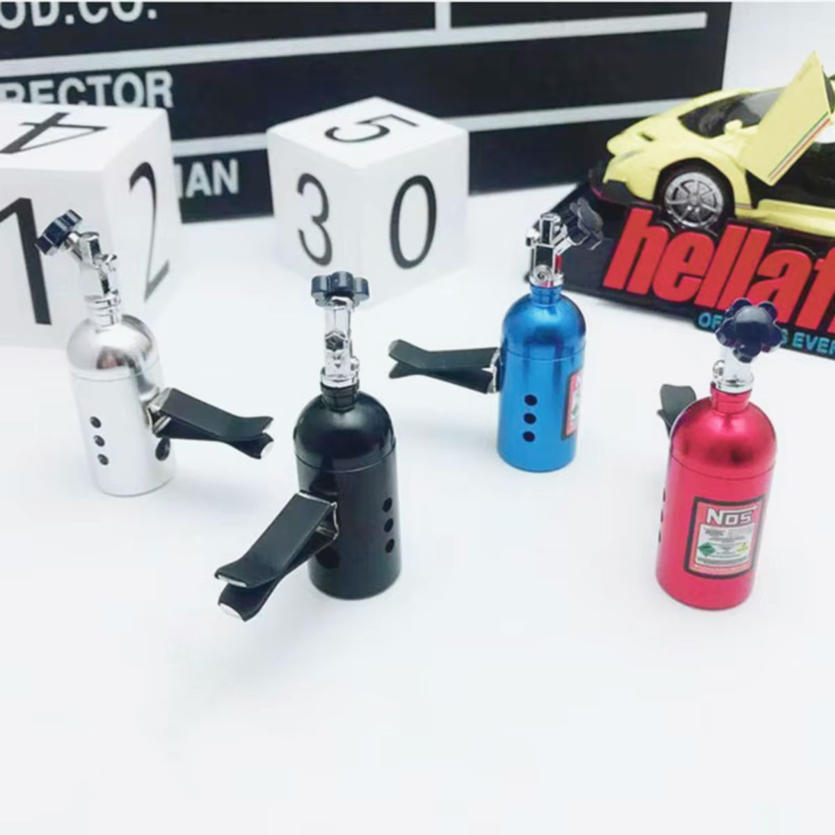 NOS Nitrogen Bottle Car Air Freshener