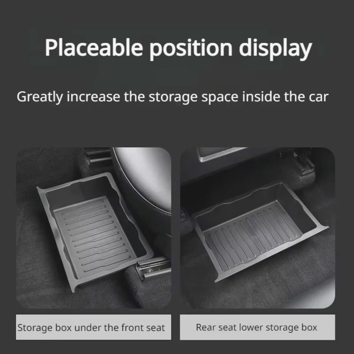 Underseat Storage Organizer for Tesla Model Y